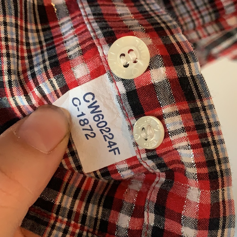 Cruel Girl Long Sleeve Button Down - Picture 6 of 6